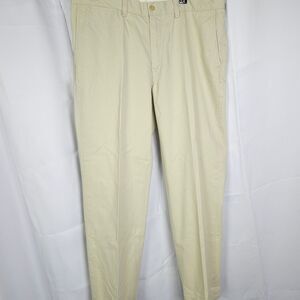 Polo Ralph Lauren Mens 34x30 Beige Cream Classic Fit Khaki Chino Khaki Pants